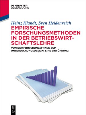 cover image of Empirische Forschungsmethoden in der Betriebswirtschaftslehre